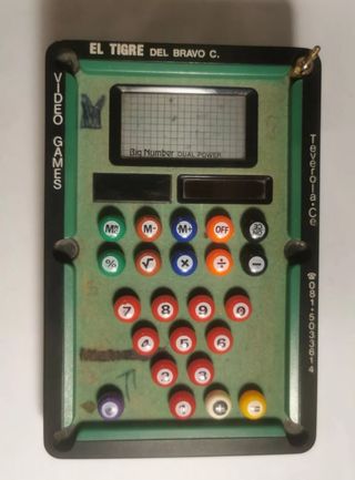 Calcolatrice Vintage Carambola Biliardo