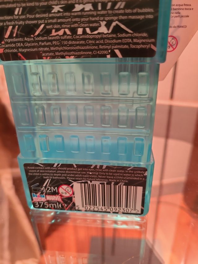 Bagnoschiuma spiderman