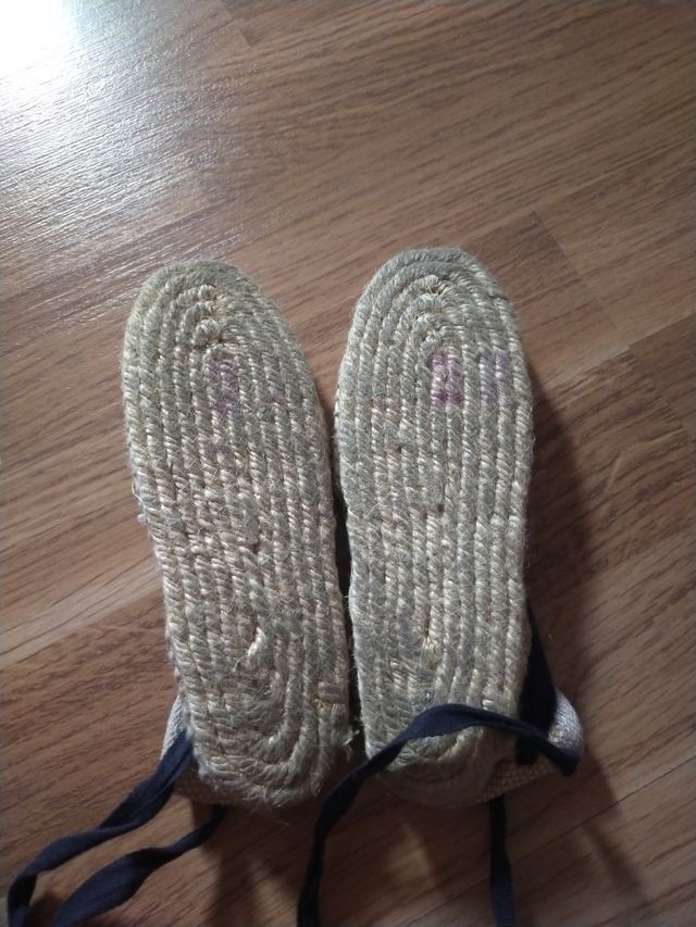 Esparteñas, alpargatas,fallas