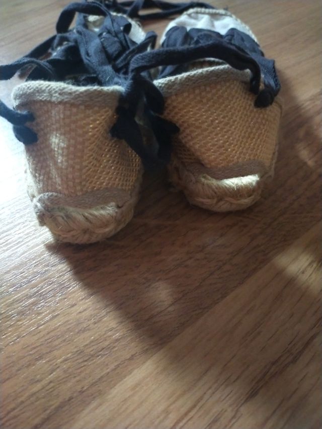 Esparteñas, alpargatas,fallas