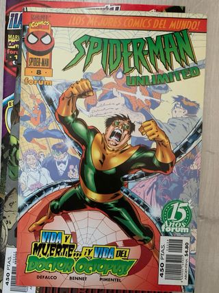 Lote Spiderman Unlimited (1-2-3-8) Fórum