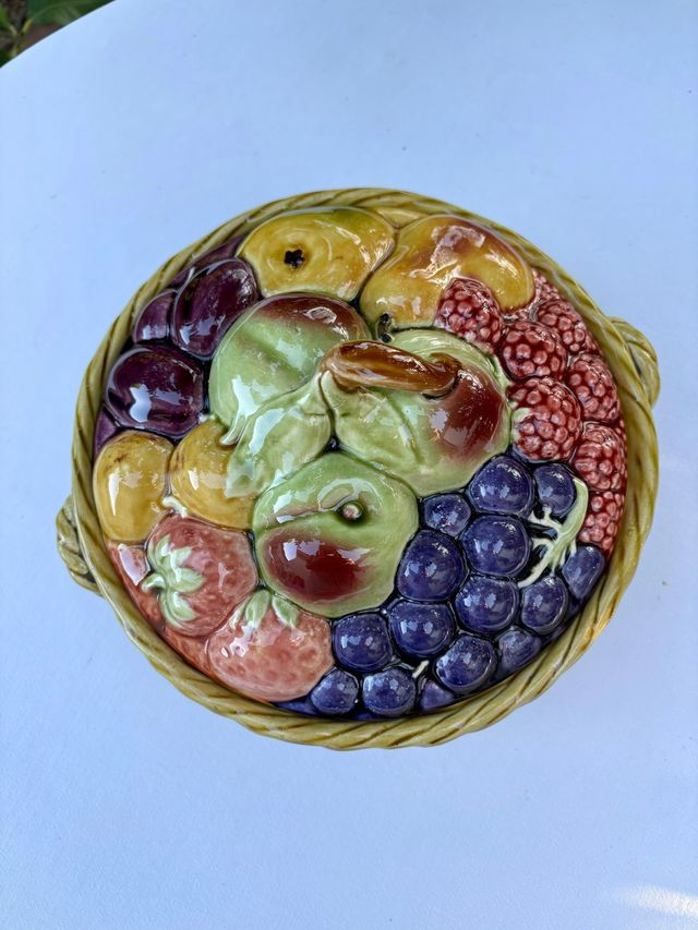 🇫🇷 Ensaladera con tapa barbotina