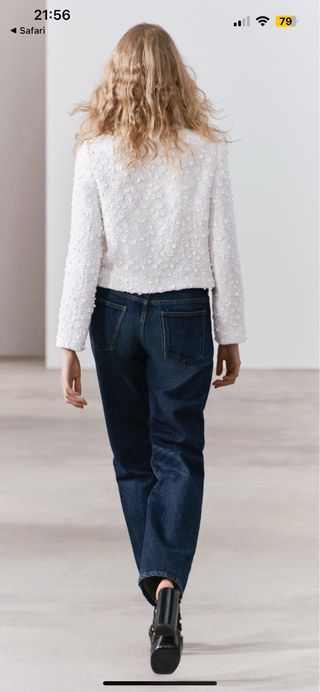 CHAQUETA CORTA LENTEJUELAS ZARA COLLECTION