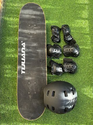 Monopatin con tres usadas con equipacion