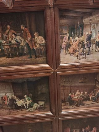 Cuadro con 12 escenas