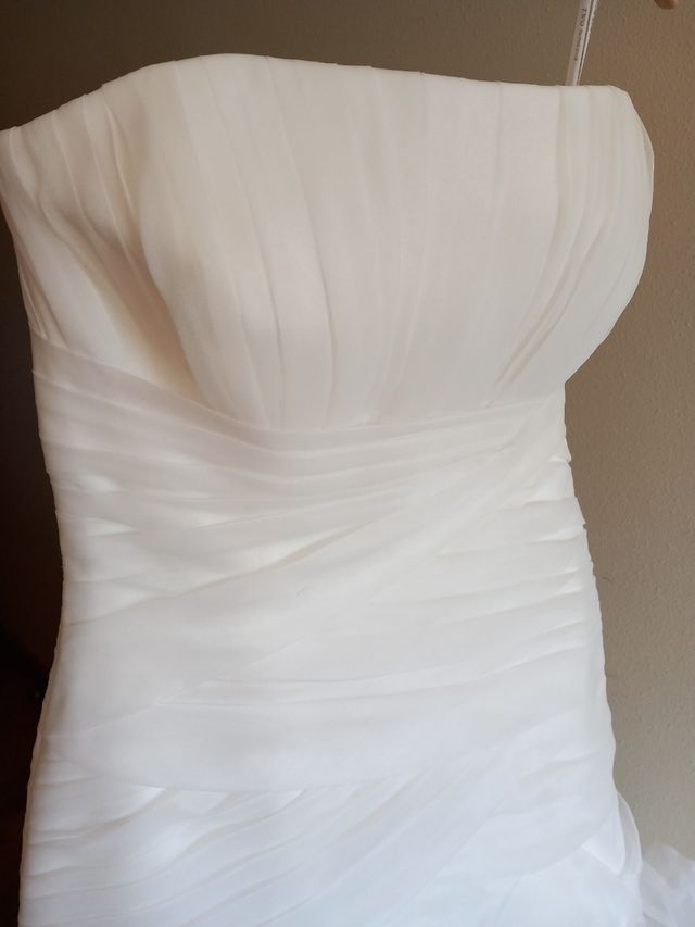 Vestido + cancán novia Rosa Clará TWO talla 36-38