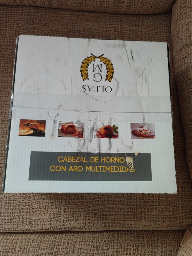 Cabezal de horno con aro multimedidas
