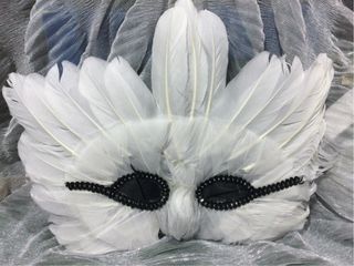 Máscara de plumas - NUEVO