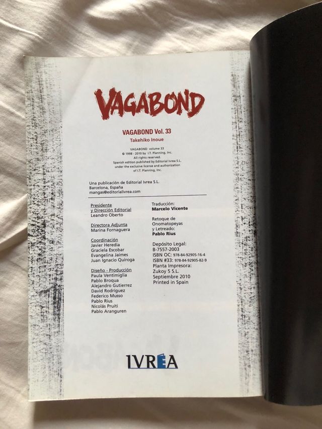 Vagabond 33 (Spanish Edition)