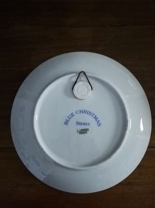 Piatto natalizio da collez. Limoges