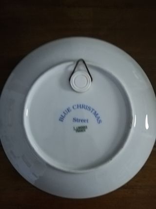 Piatto natalizio da collez. Limoges