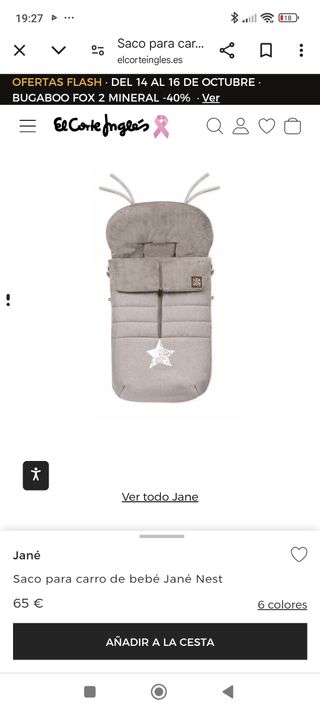 Saco polar cochecito Jane