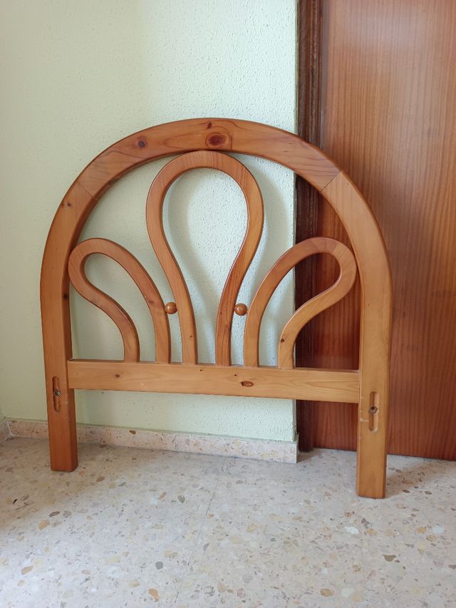 cabezal de cama 1.05 de madera