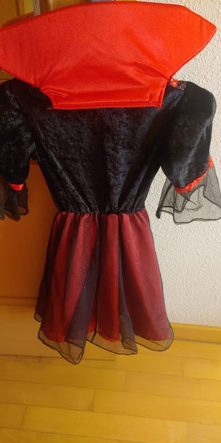 Disfraz niña Halloween vampira talla 3-4