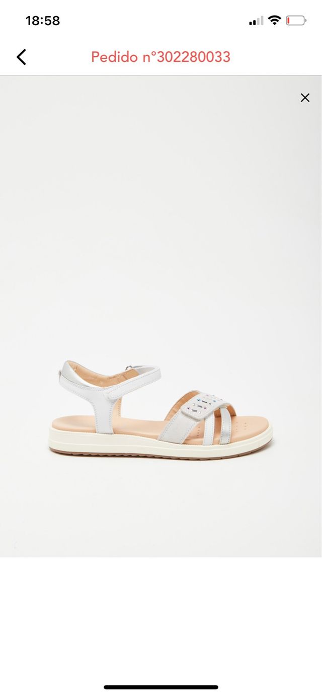 Sandalias niña blancos GEOX 37