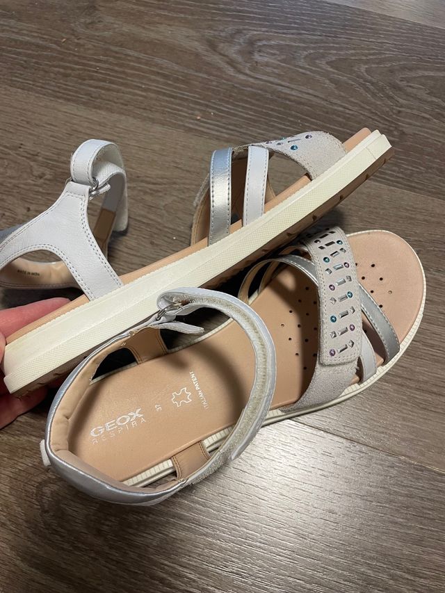 Sandalias niña blancos GEOX 37