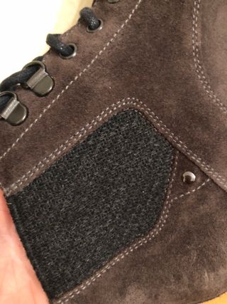 NERO GIARDINI - botines cordones tacon 38