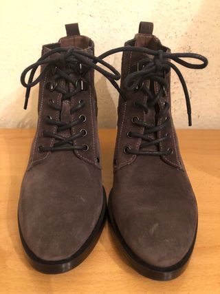 NERO GIARDINI - botines cordones tacon 38