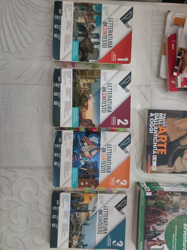 Libri letteratura  incontesto 1,2,3 metà prezzo