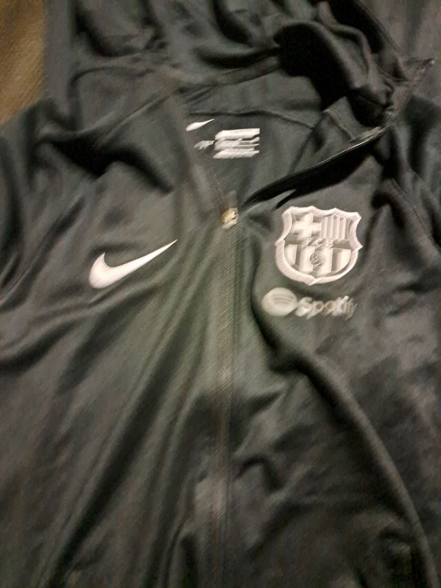 chandal FCB niño T-M 23/24 negro nuevo