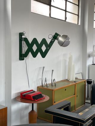 XXL (120cm) Lámpara acordeón TRAMO - vintage 1970