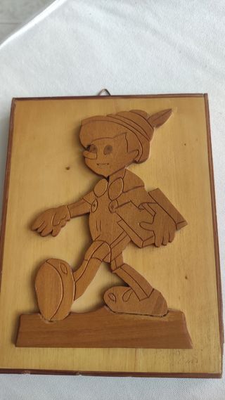 Quadro legno pinocchio Disney 