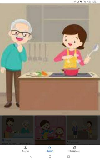 Señora ayuda en cocina o compañía y cuidado.