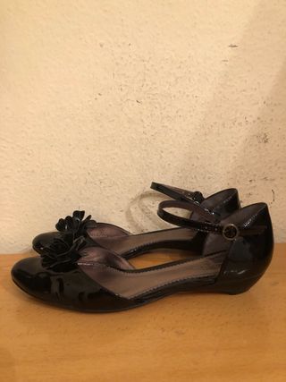 MASSIMO DUTTI - bailarinas mini cuña 36