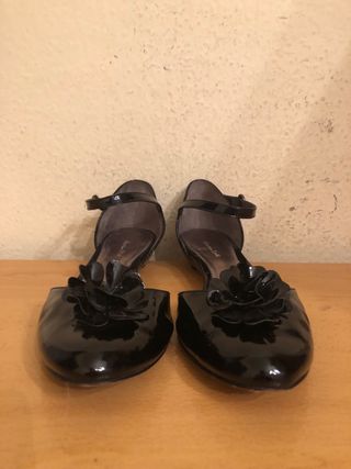 MASSIMO DUTTI - bailarinas mini cuña 36