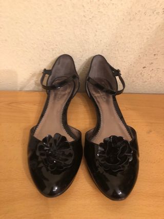 MASSIMO DUTTI - bailarinas mini cuña 36
