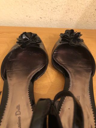 MASSIMO DUTTI - bailarinas mini cuña 36