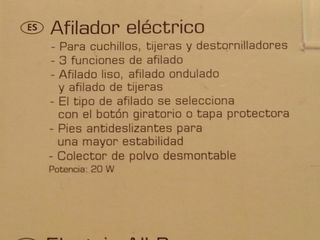 Afilador eléctrico