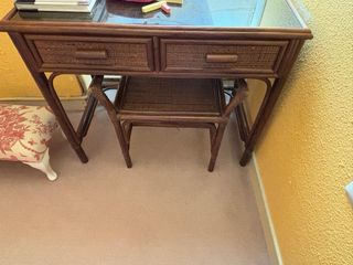 Habitación completa de mimbre