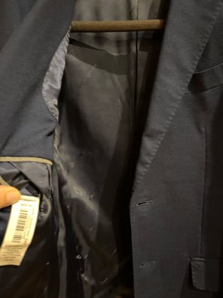 Traje de chaqueta Alvaro Moreno 1 uso Azul Marino