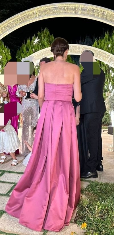 Abito cerimonia rosa antico