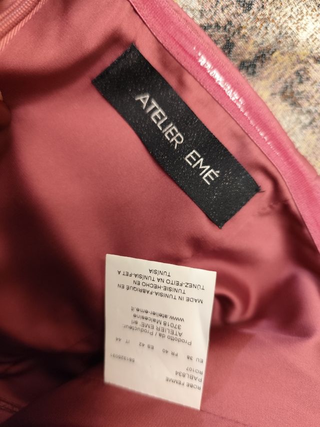 Abito cerimonia rosa antico