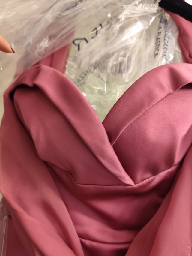 Abito cerimonia rosa antico