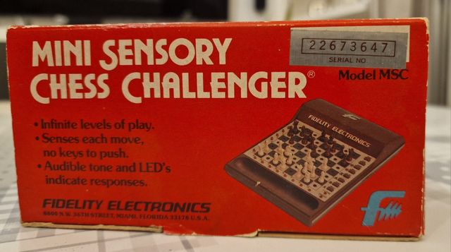 Mitico ajedrez electrónico de los 80 