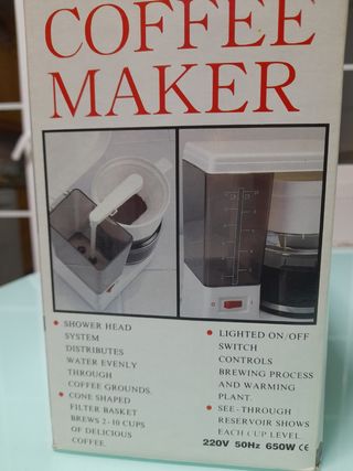 Cafetera eléctrica, 12 tazas 