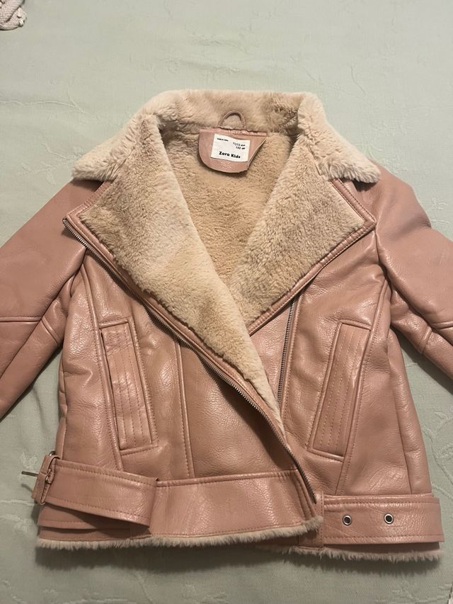 Cazadora polipiel de niña