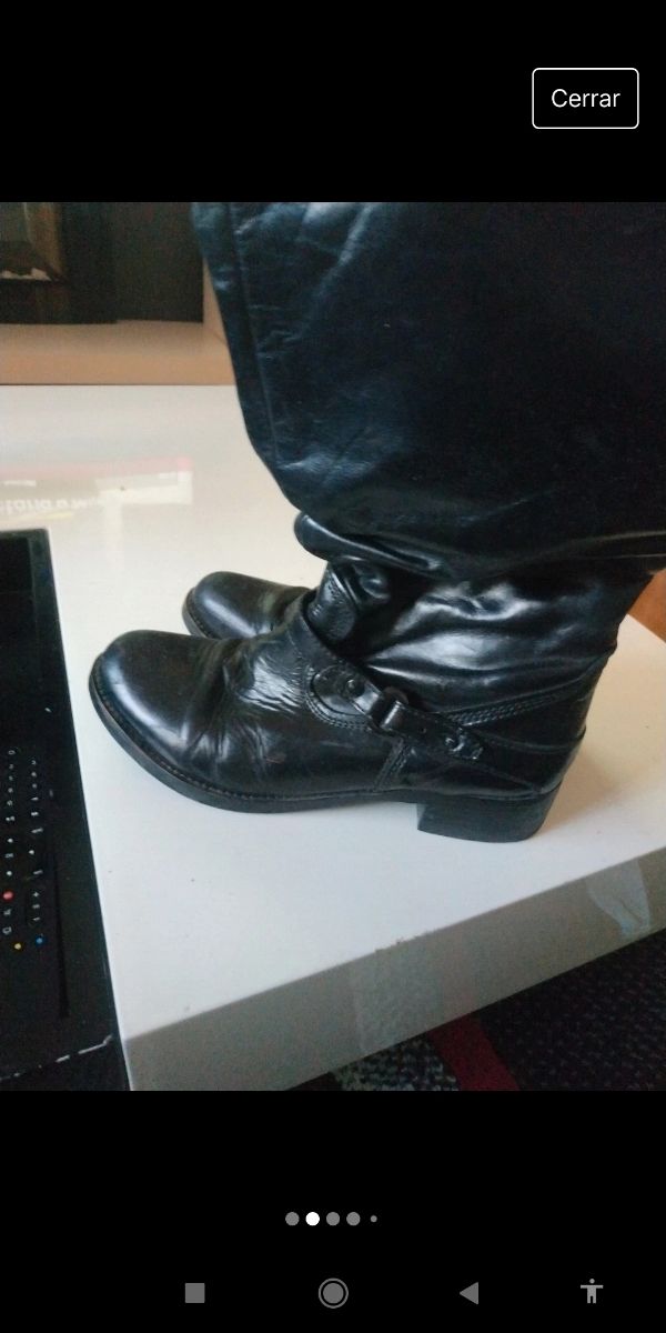 Botas altas piel bullboxer