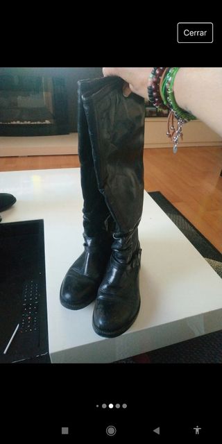 Botas altas piel bullboxer 