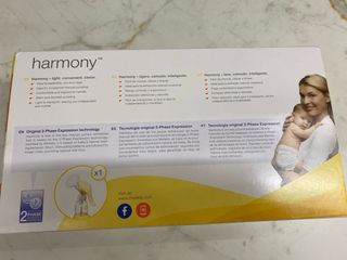 Sacaleches manual Meleda Harmony