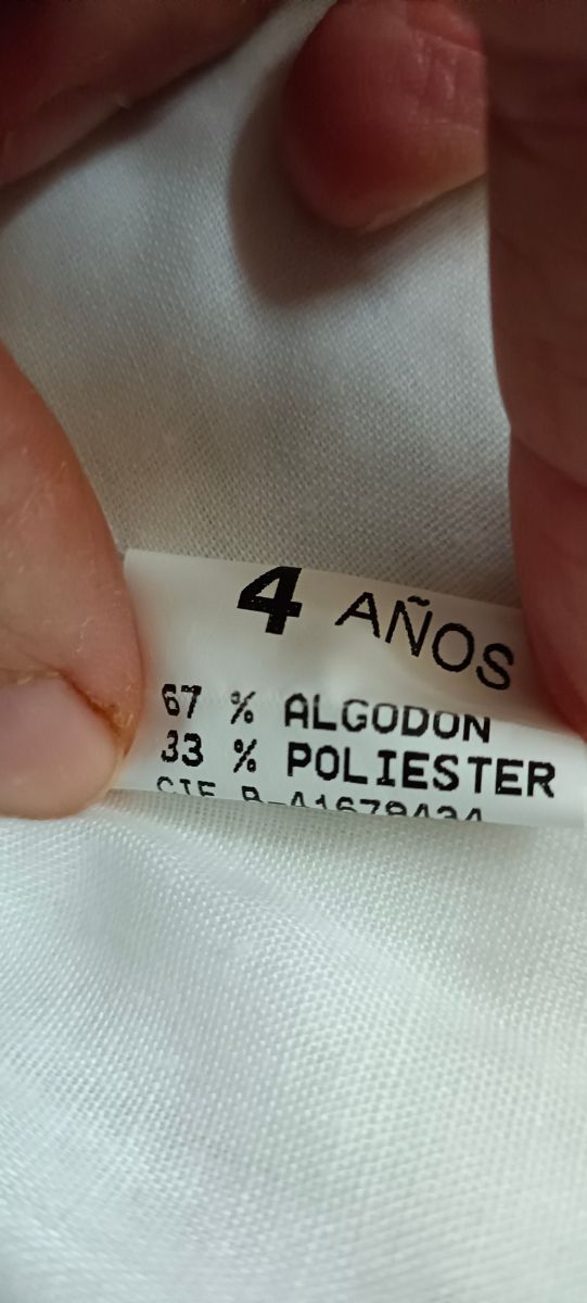 Vestido niña, 4 años aprox