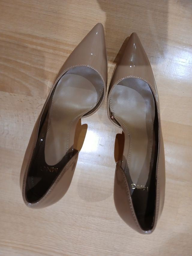 ZAPATO DE TACON MARRON