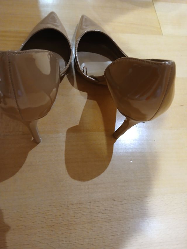 ZAPATO DE TACON MARRON