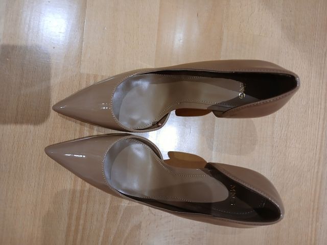 ZAPATO DE TACON MARRON