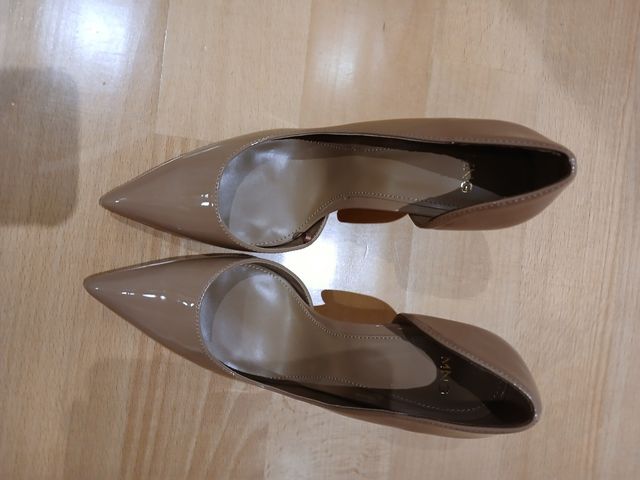 ZAPATO DE TACON MARRON