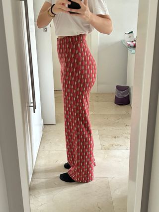 Pantalon estampado de Zara