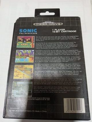 Sonic Sega Megadrive.